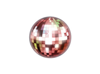 Image showing colorful disco ball