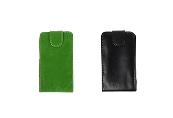 Image showing green and black wallet isolated