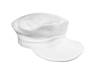 Image showing white cap with clipping path