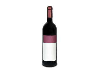 Image showing red wine bottle