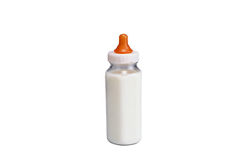 Image showing baby bottle isolated on white background