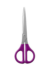 Image showing pink Scissors on a white background