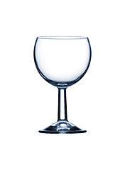 Image showing Empty wine glass, isolated