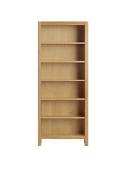 Image showing Wooden bookcase isolated