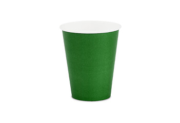 Image showing green paper glass