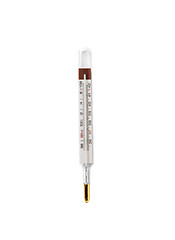 Image showing Thermometer it is isolated on a white