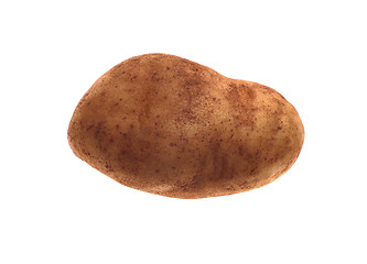 Image showing New potato isolated on white background close up