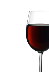 Image showing Wine collection - Red wine in glass