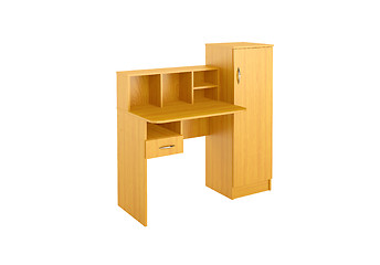 Image showing table and a small cabinet