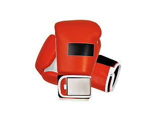 Image showing Boxing gloves isolated