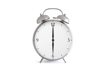 Image showing Alarm clock isolated