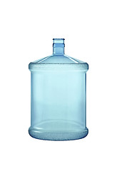 Image showing Big bottle of water isolated on a white background (Path)