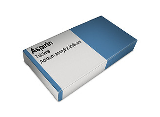 Image showing Image of aspirin box