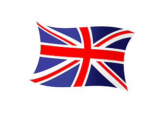 Image showing Union Jack national flag of the United Kingdom (UK)