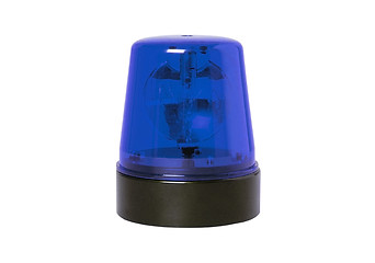 Image showing blue rotating beacon