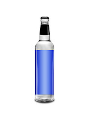 Image showing Bottle of beer on white background.