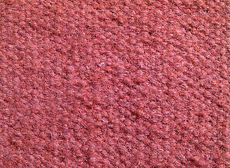 Image showing Qualitative red fabric texture. Abstract background. Close up.