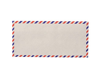 Image showing avia mail envelope scanned with high resolution