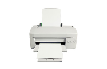 Image showing laser printer isolated