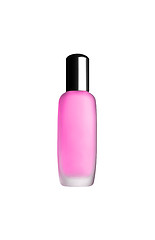 Image showing pink toilet bottle