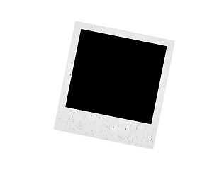 Image showing old Polaroid frame on white background