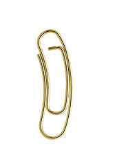 Image showing paper clip isolated on white