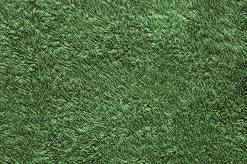 Image showing Green Fabric Texture