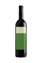 Image showing wine bottle isolated on a white background