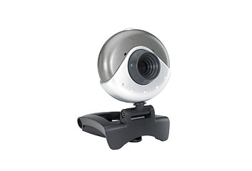 Image showing Web camera close-up isolated on a white background