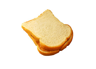 Image showing Close up of sandwich on white