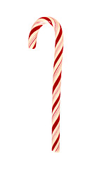 Image showing candy cane isolated on a white background