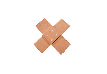 Image showing A bandaid isolated on white background