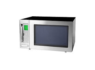 Image showing Modern microwave oven isolated