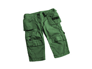 Image showing green shorts isolated