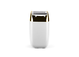 Image showing electric shaver isolated with white background