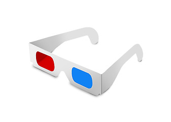 Image showing 3d glasses on white background