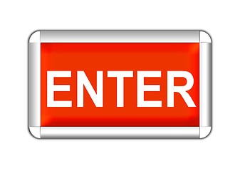 Image showing Enter sign