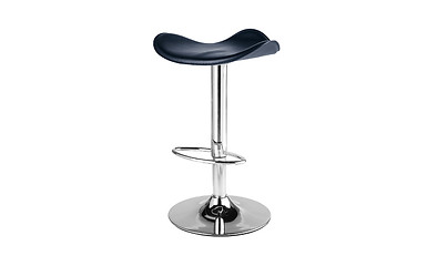 Image showing black bar stool