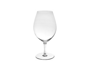 Image showing Empty wine glass, isolated on a white background