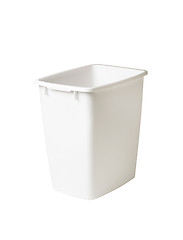 Image showing Closed white plastic container