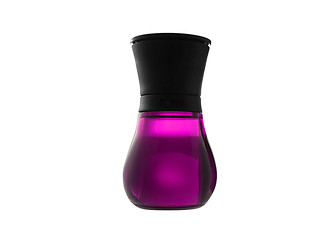 Image showing purple Bottle of perfume