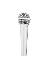 Image showing microphone on a white background