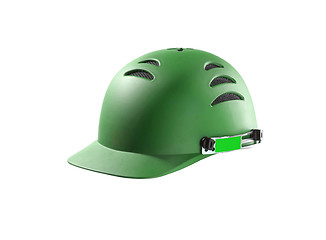 Image showing green Hard Hat with clipping path