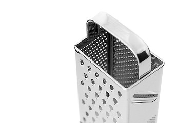 Image showing Shiny stainless steel cheese grater