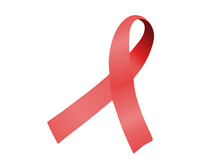 Image showing aids awareness red ribbon