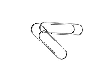 Image showing Paper Clips with Path