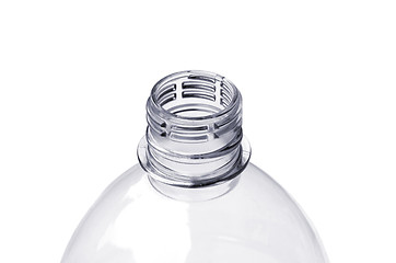 Image showing Plastic bottle of water isolated on a white background