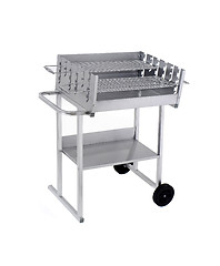 Image showing Brazier for kebabs on a white background