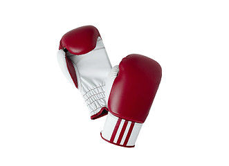 Image showing Boxing gloves isolated on white background