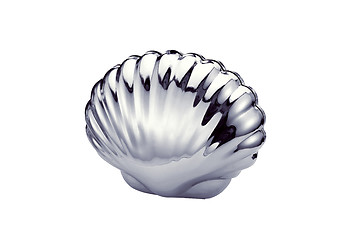 Image showing metal shell isolated on white